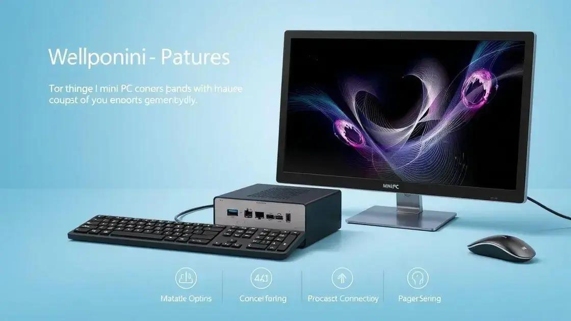features of the mini pc features of the mini pc